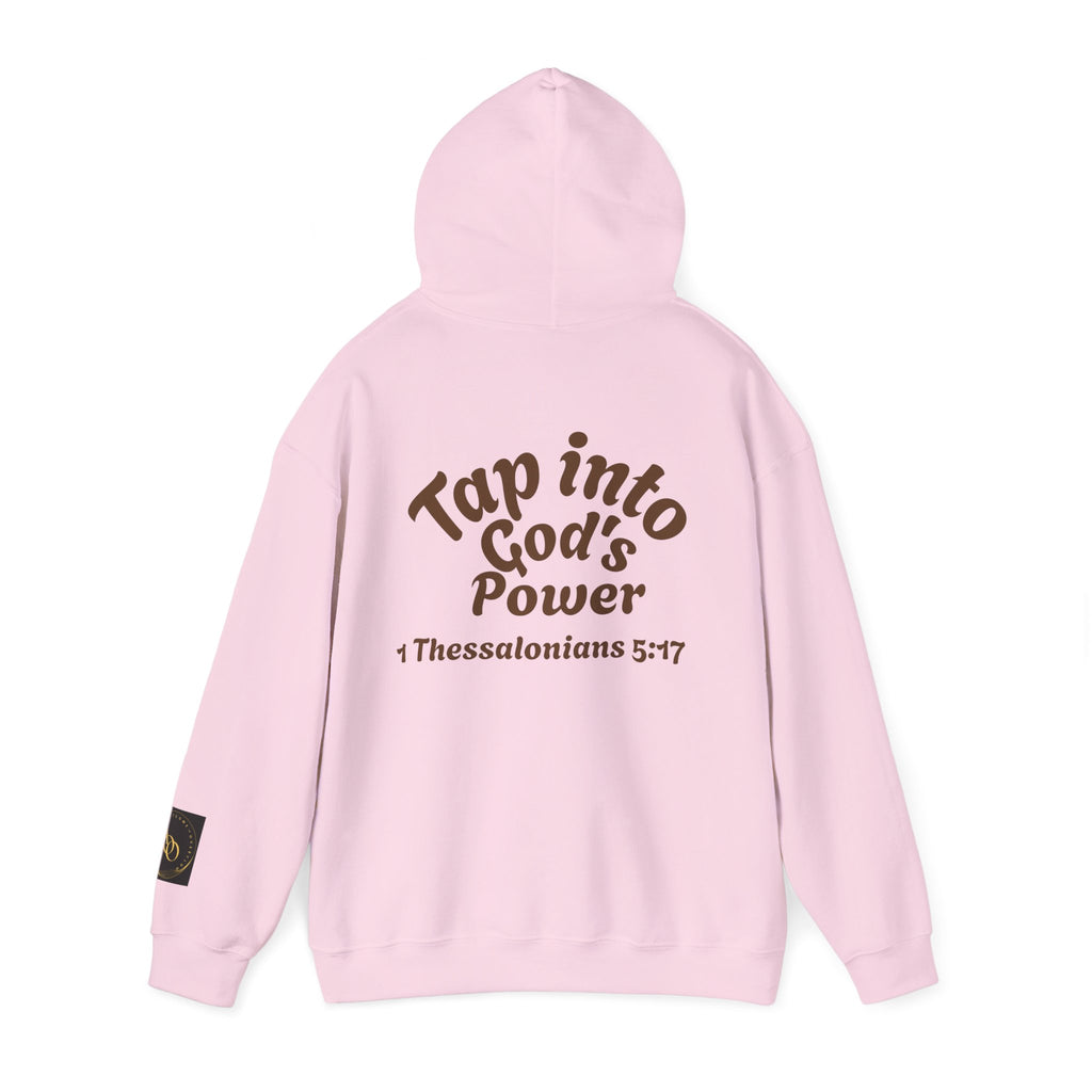 AOO Faith in Action Hoodie. Pray-Tap into God's Power Unisex Hoodie.