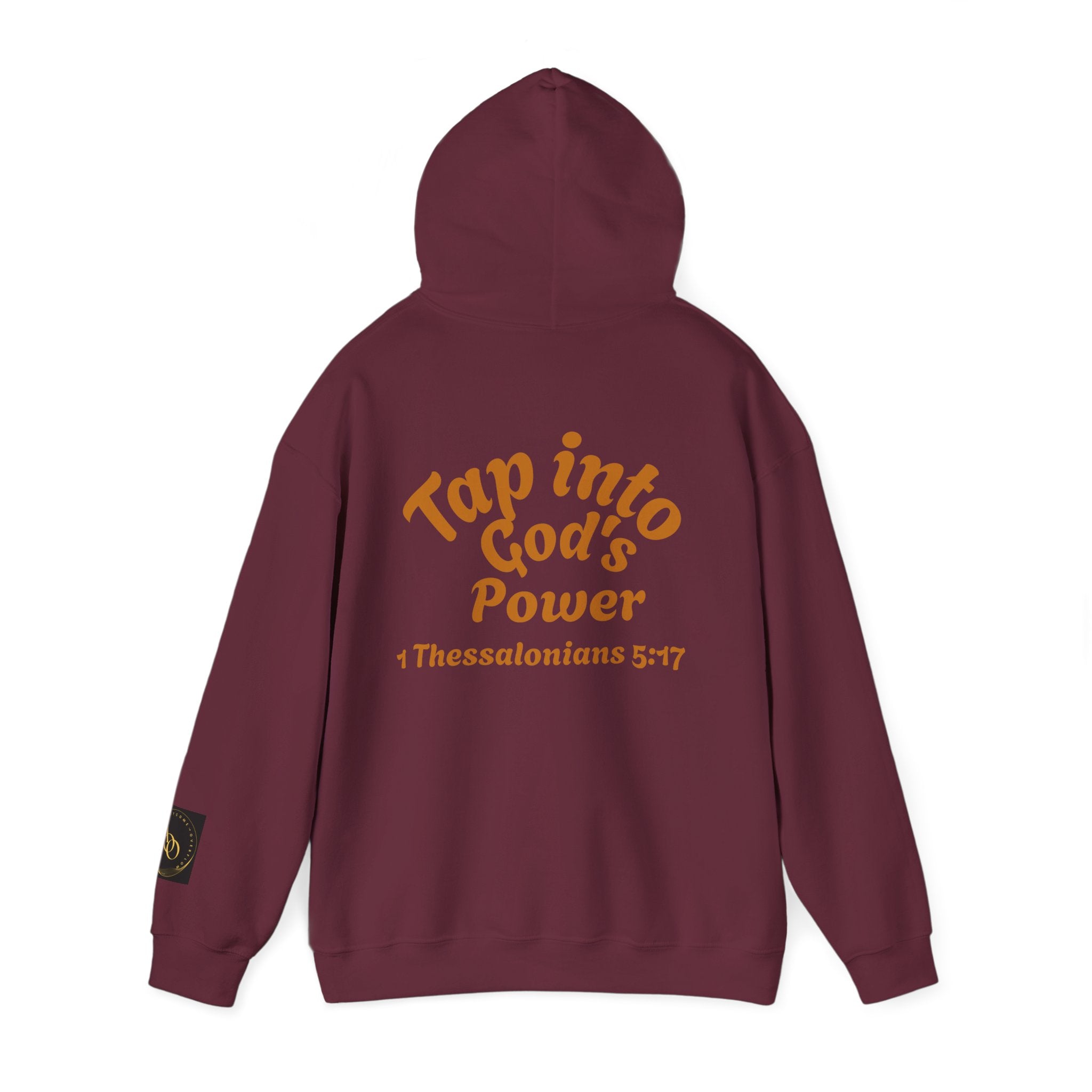 AOO Faith in Action Hoodie. Pray-Tap into God's Power Unisex Hoodie.