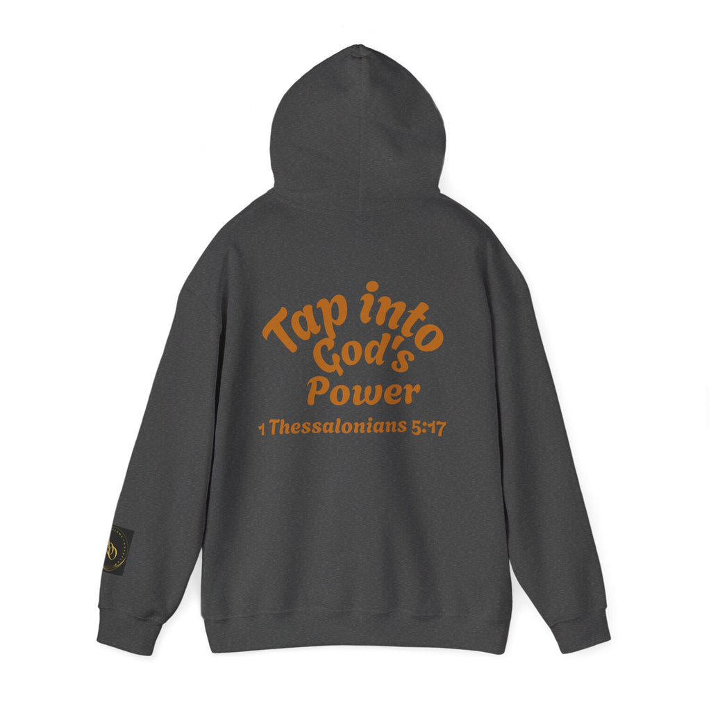AOO Faith in Action Hoodie. Pray-Tap into God's Power Unisex Hoodie.