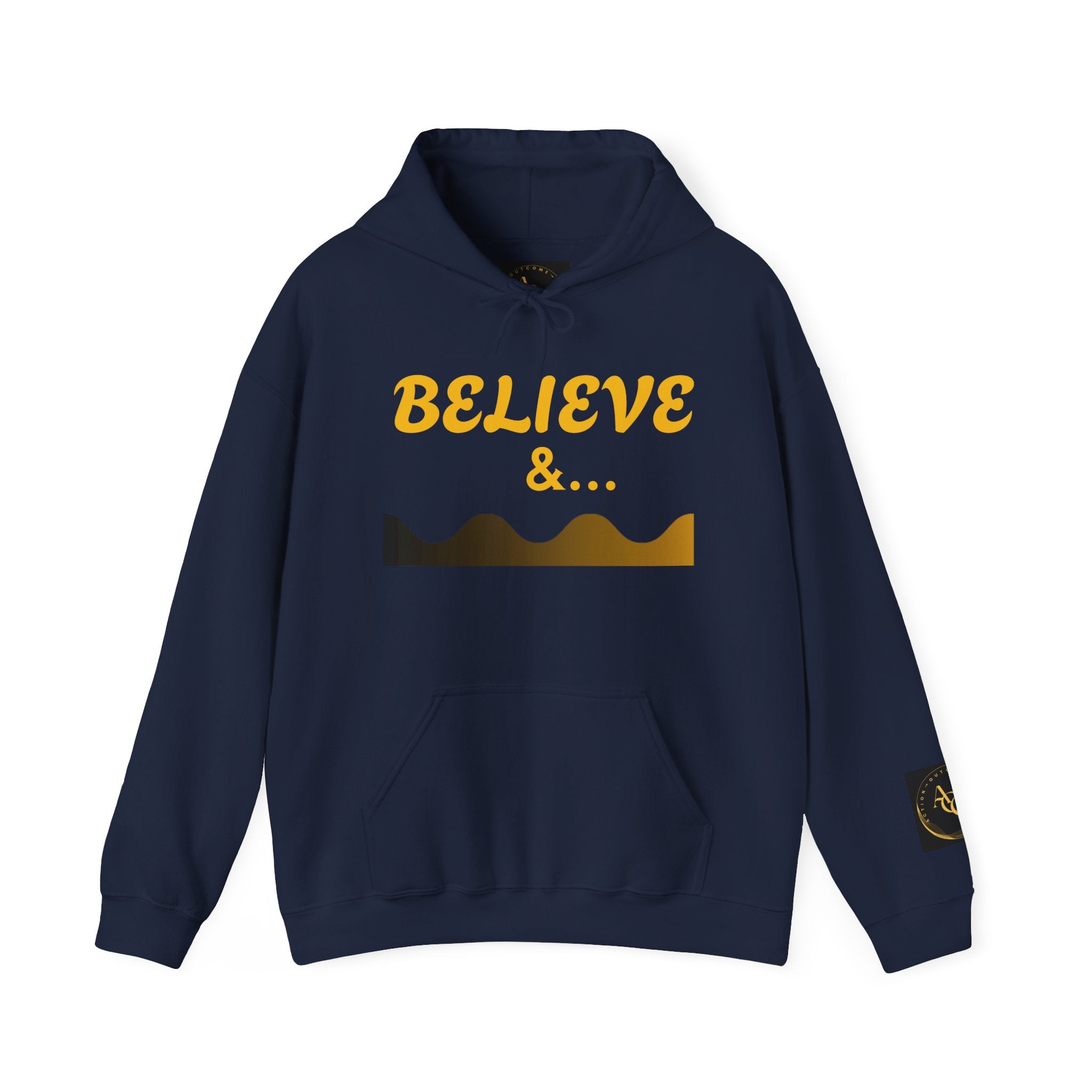 AOO Faith in Action Hoodie. Believe -MiracleBloom Unisex Hoodie.
