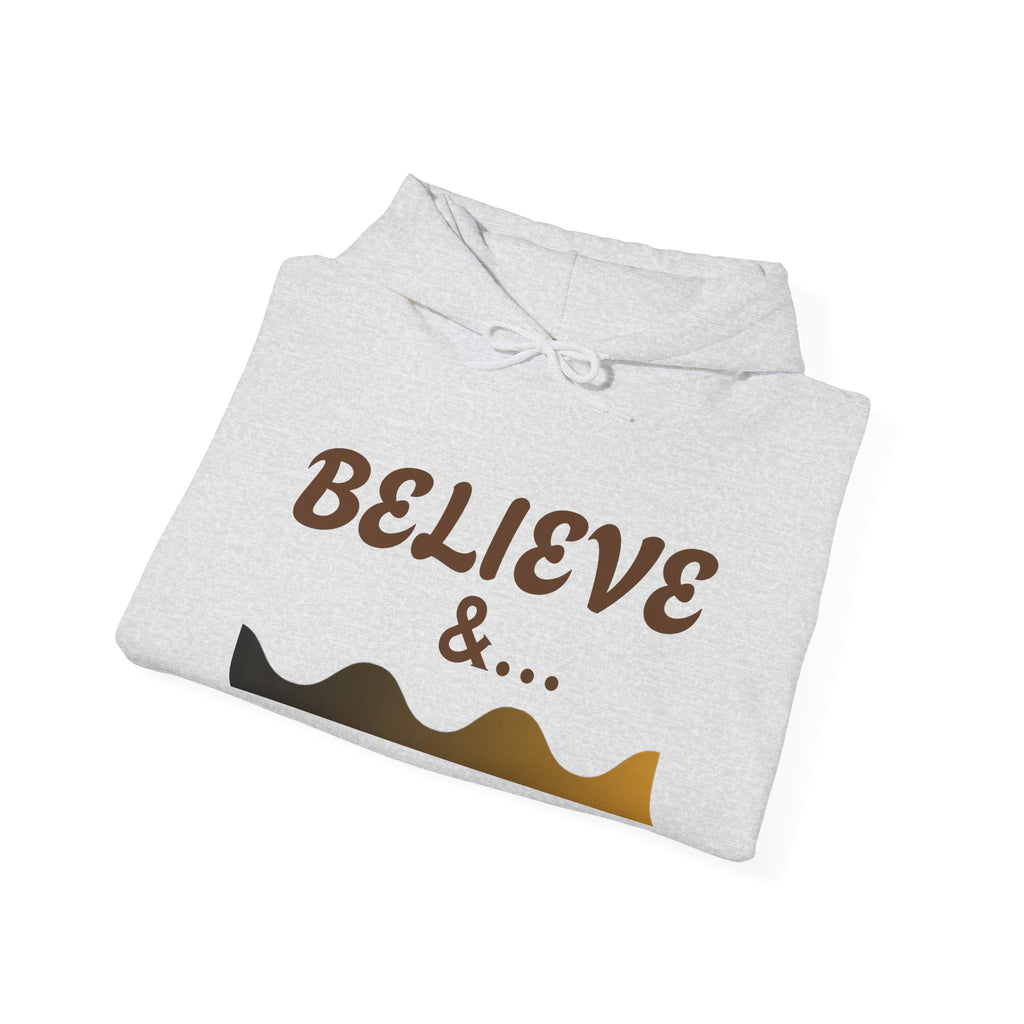 AOO Faith in Action Hoodie. Believe -MiracleBloom Unisex Hoodie.