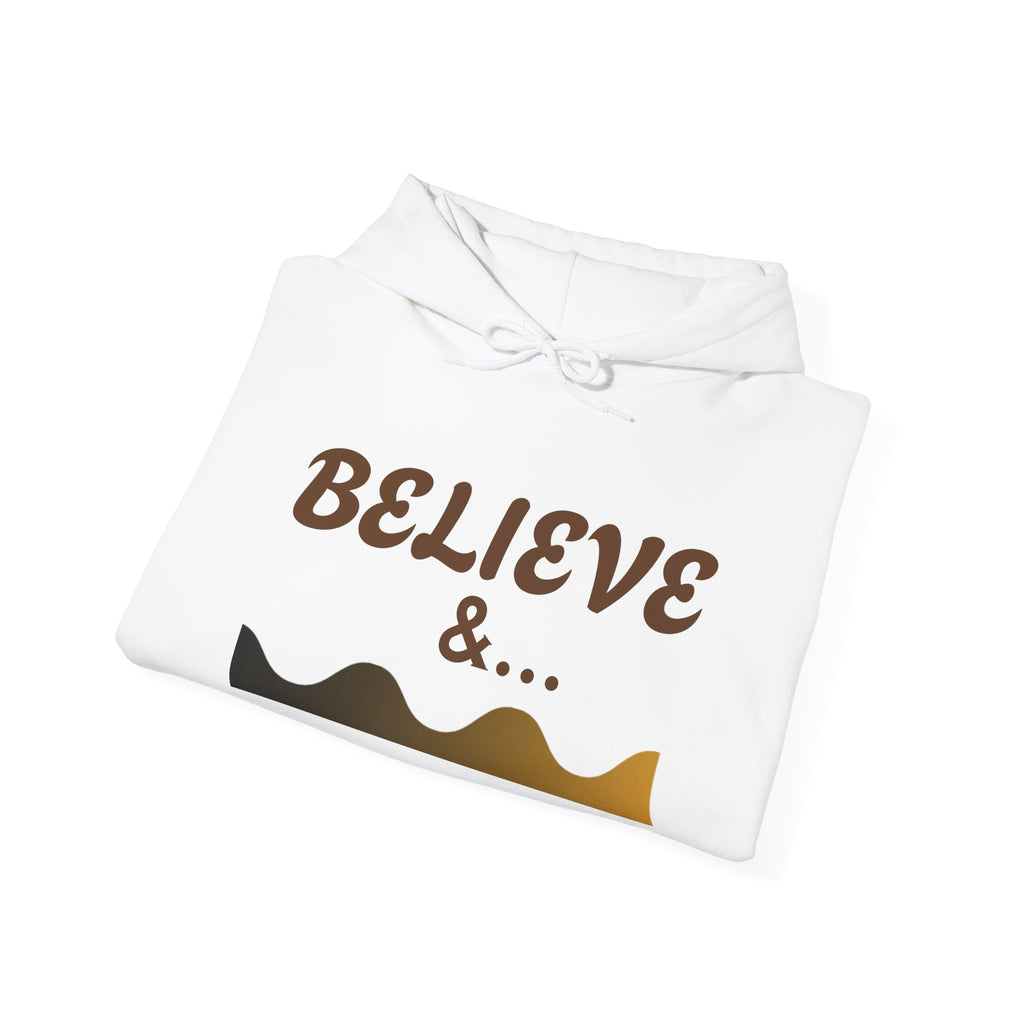 AOO Faith in Action Hoodie. Believe -MiracleBloom Unisex Hoodie.