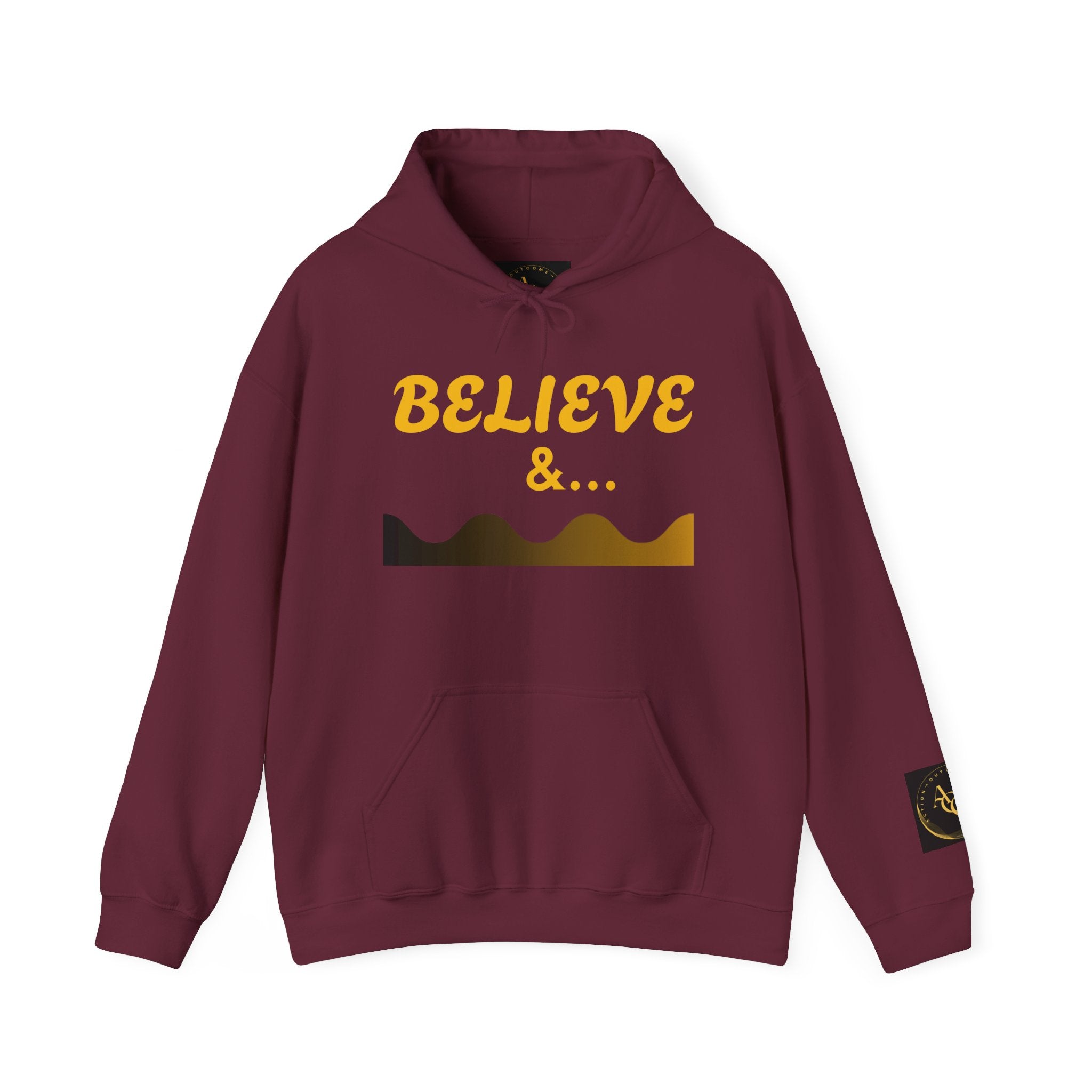 AOO Faith in Action Hoodie. Believe -MiracleBloom Unisex Hoodie.