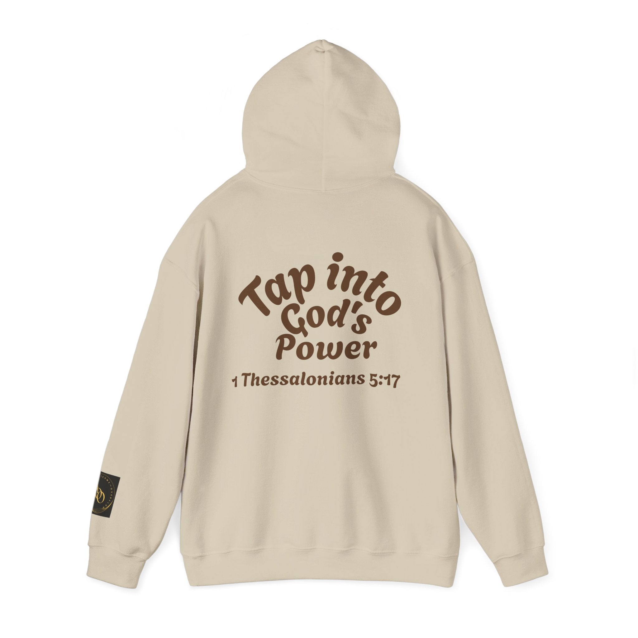 AOO Faith in Action Hoodie. Pray-Tap into God's Power Unisex Hoodie.