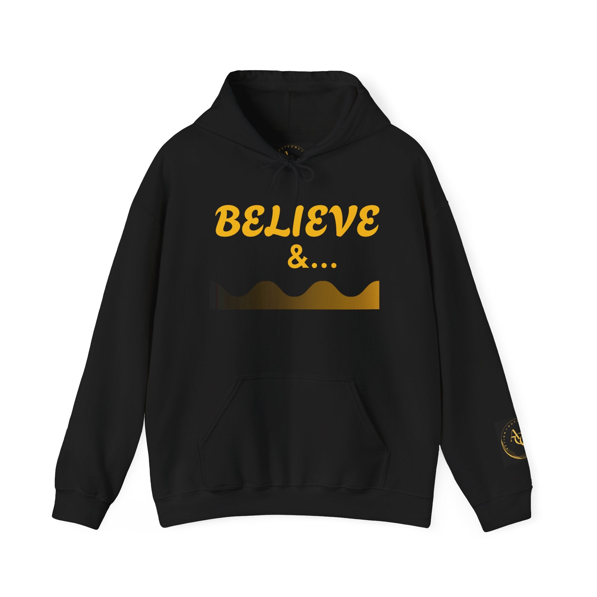 AOO Faith in Action Hoodie. Believe -MiracleBloom Unisex Hoodie.
