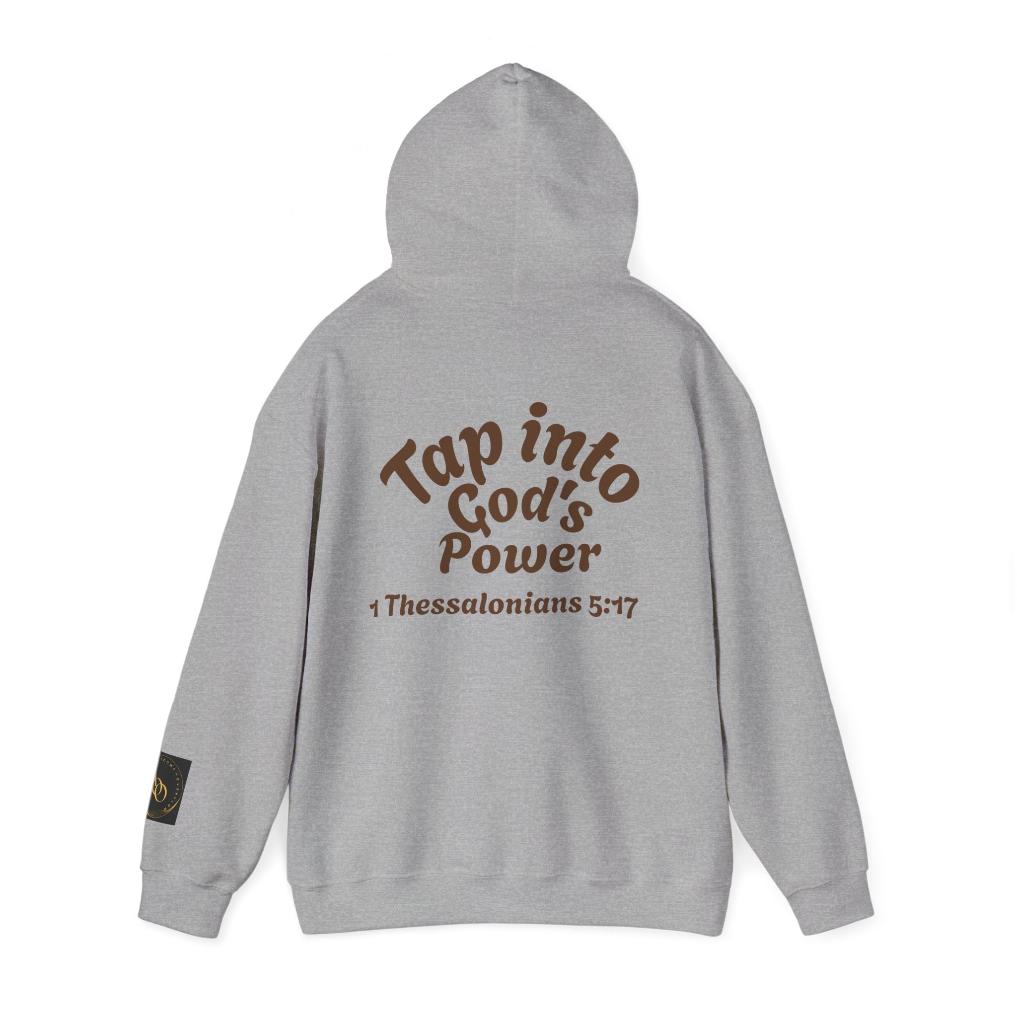 AOO Faith in Action Hoodie. Pray-Tap into God's Power Unisex Hoodie.