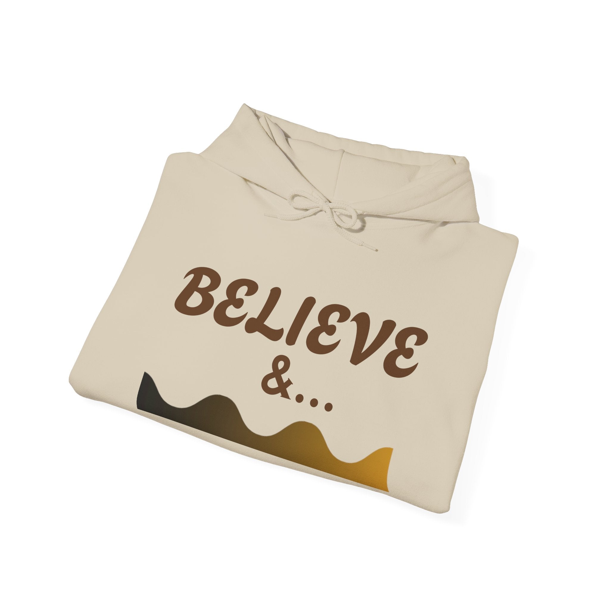 AOO Faith in Action Hoodie. Believe -MiracleBloom Unisex Hoodie.