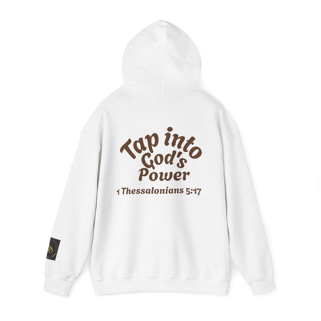 AOO Faith in Action Hoodie. Pray-Tap into God's Power Unisex Hoodie.
