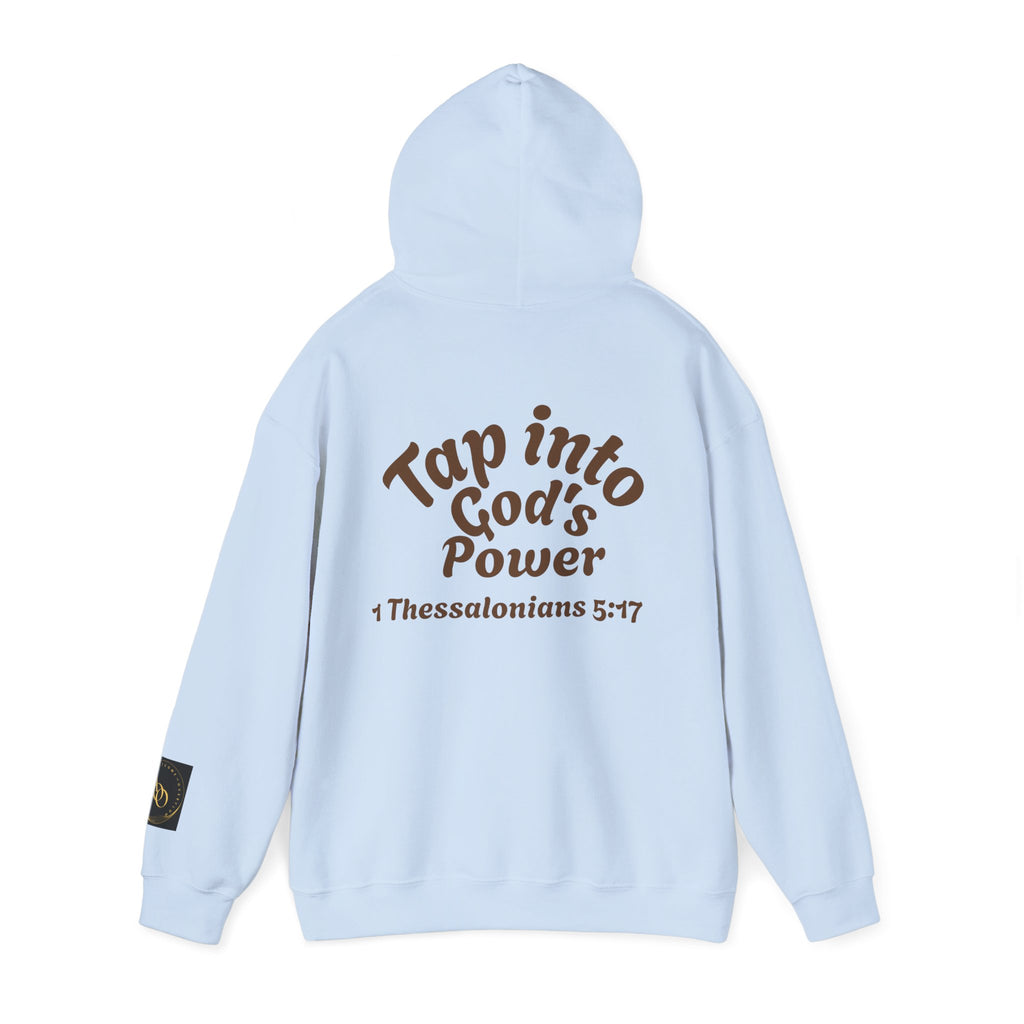 AOO Faith in Action Hoodie. Pray-Tap into God's Power Unisex Hoodie.