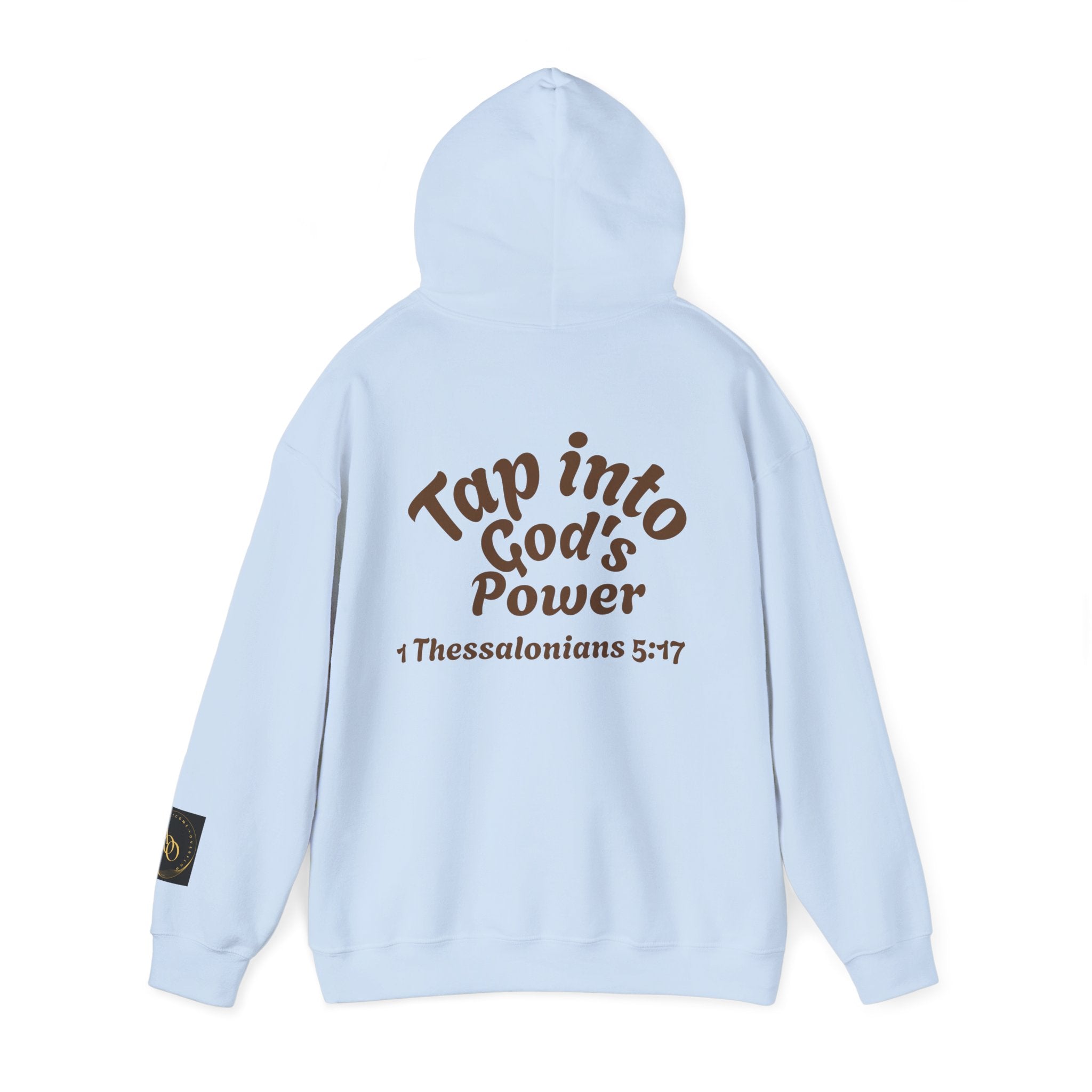 AOO Faith in Action Hoodie. Pray-Tap into God's Power Unisex Hoodie.