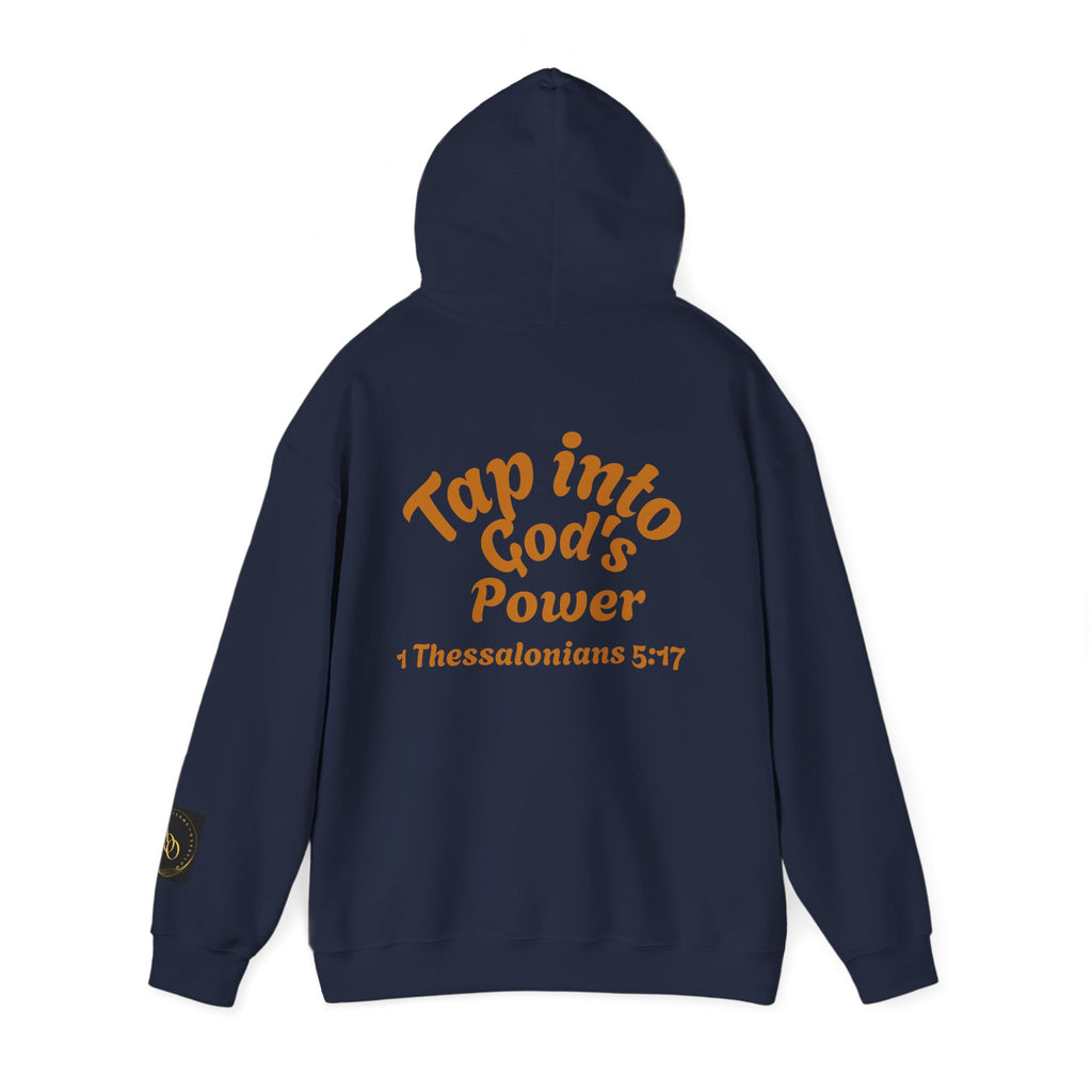 AOO Faith in Action Hoodie. Pray-Tap into God's Power Unisex Hoodie.